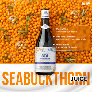 Seabuckthorn - Bottle on berries